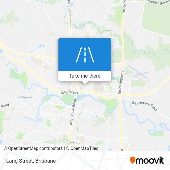Lang Street map