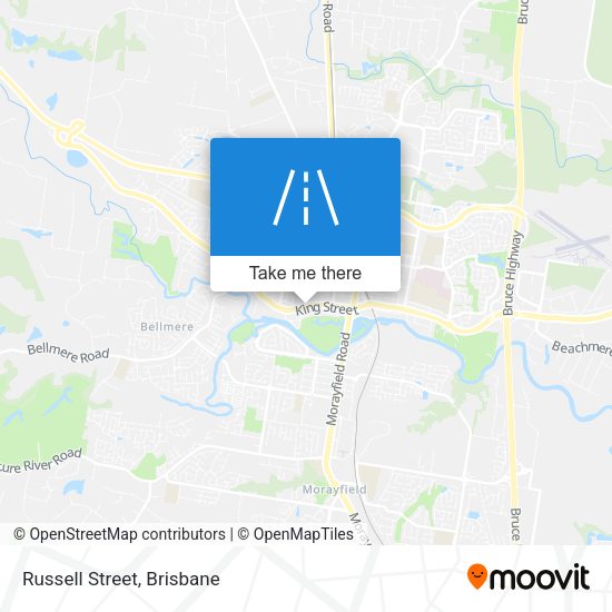 Russell Street map