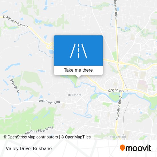Valley Drive map