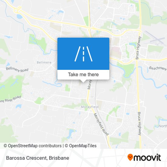 Barossa Crescent map