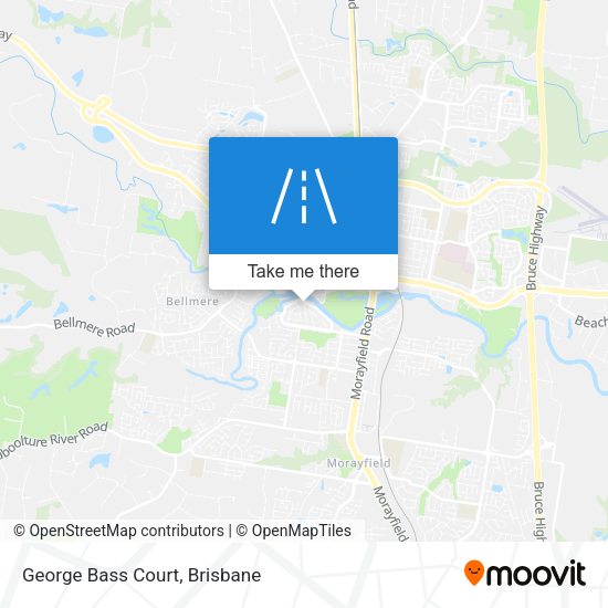 George Bass Court map