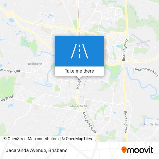 Jacaranda Avenue map