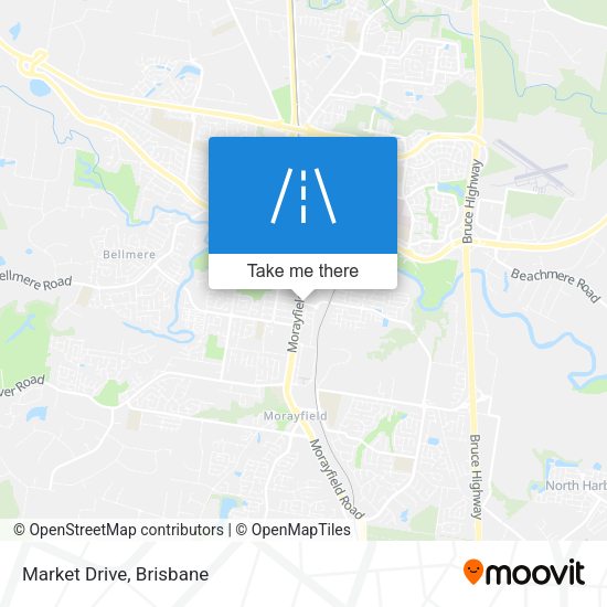 Market Drive map