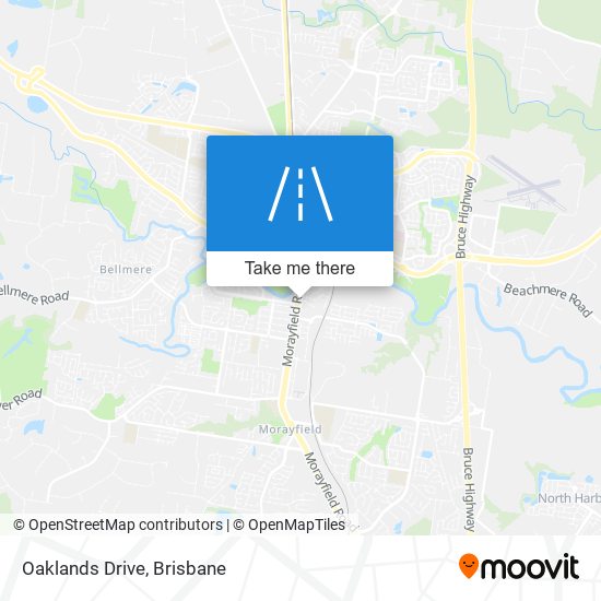 Oaklands Drive map