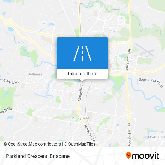 Parkland Crescent map