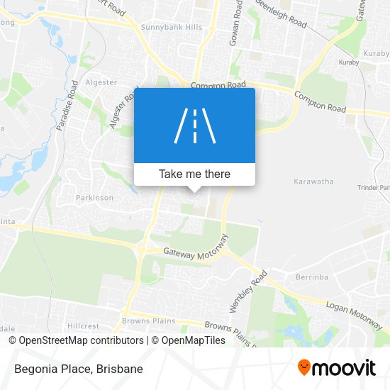 Begonia Place map