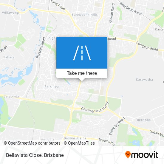 Bellavista Close map