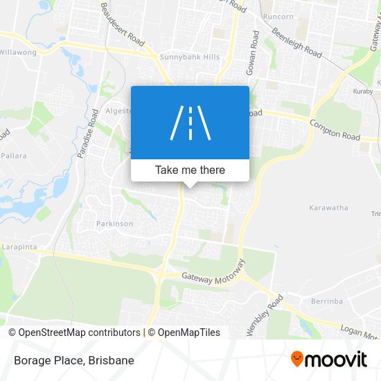 Borage Place map