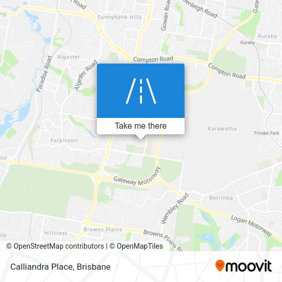 Calliandra Place map