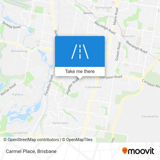 Carmel Place map
