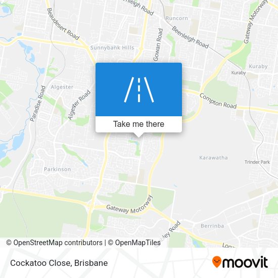 Cockatoo Close map