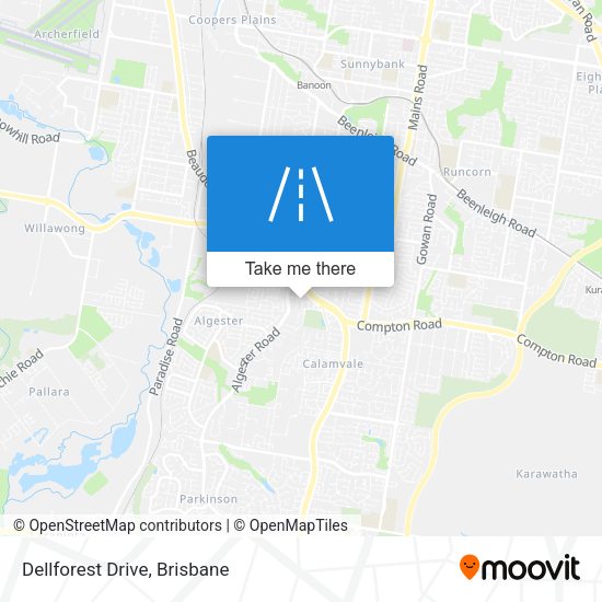 Dellforest Drive map