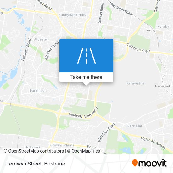 Fernwyn Street map