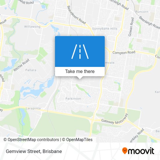 Gemview Street map