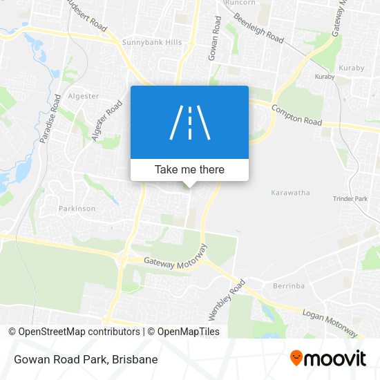 Gowan Road Park map
