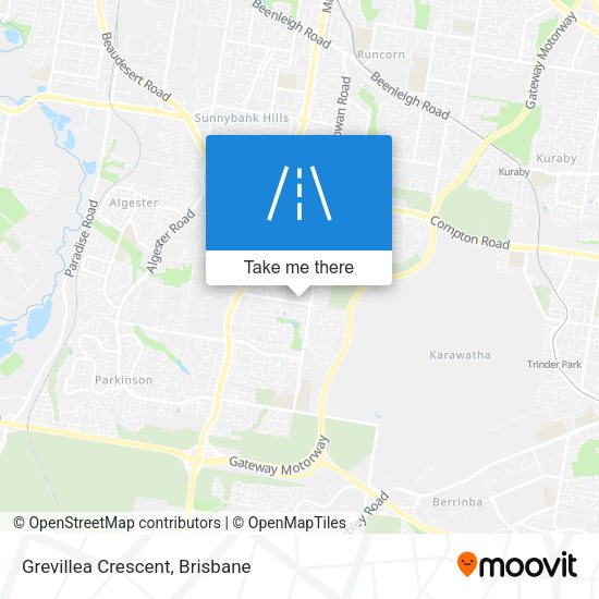 Grevillea Crescent map