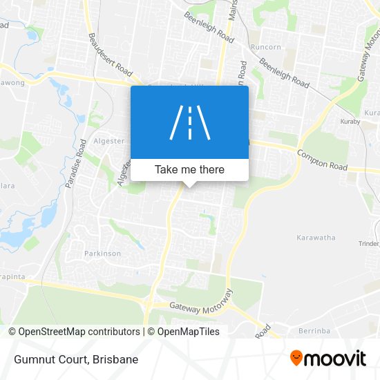 Gumnut Court map