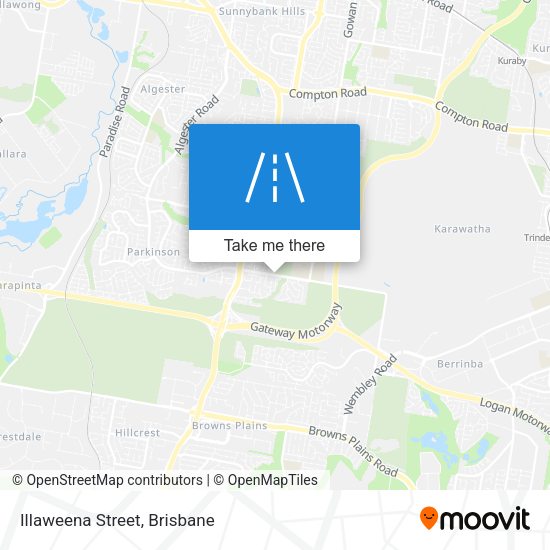 Illaweena Street map