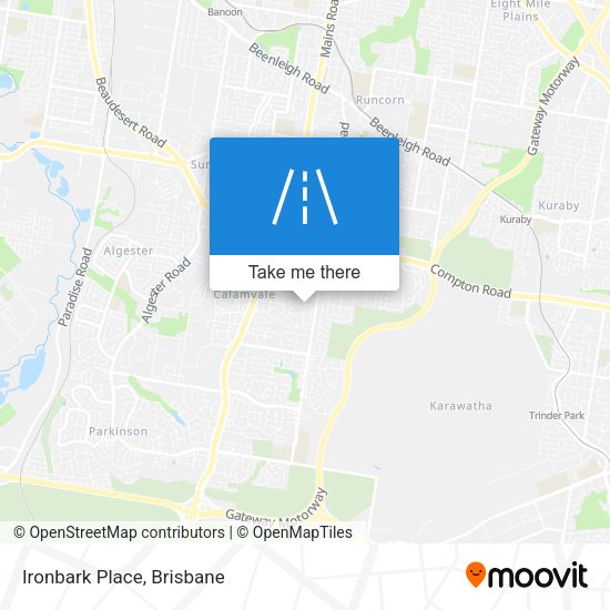 Ironbark Place map
