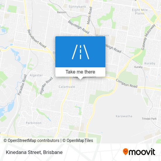 Kinedana Street map