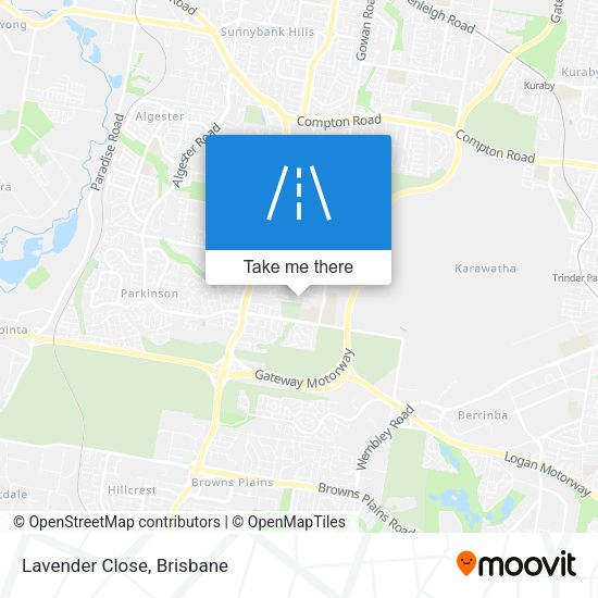 Lavender Close map