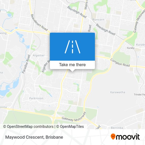 Maywood Crescent map
