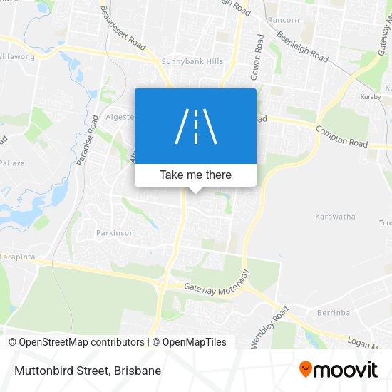 Muttonbird Street map
