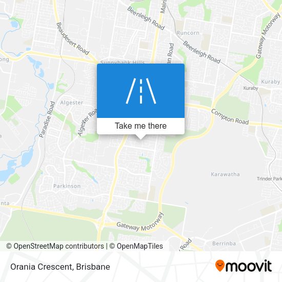 Orania Crescent map