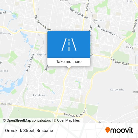 Ormskirk Street map