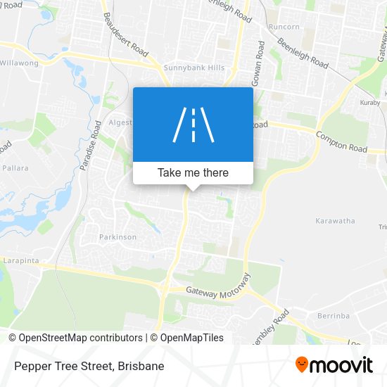Pepper Tree Street map