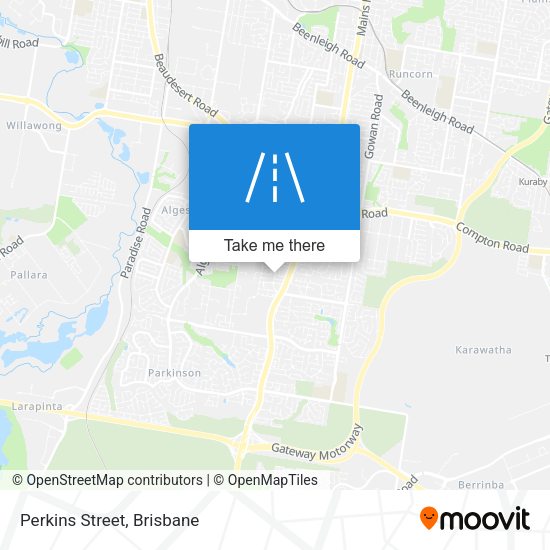 Perkins Street map