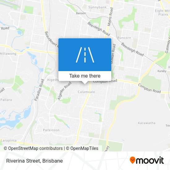 Riverina Street map