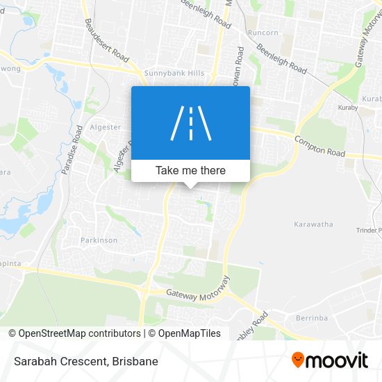 Sarabah Crescent map