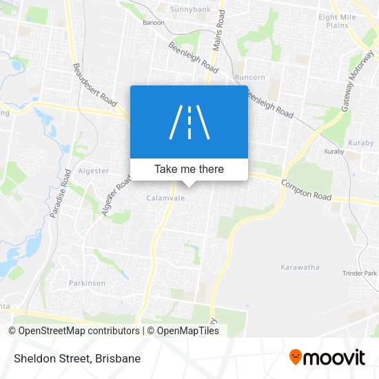 Sheldon Street map