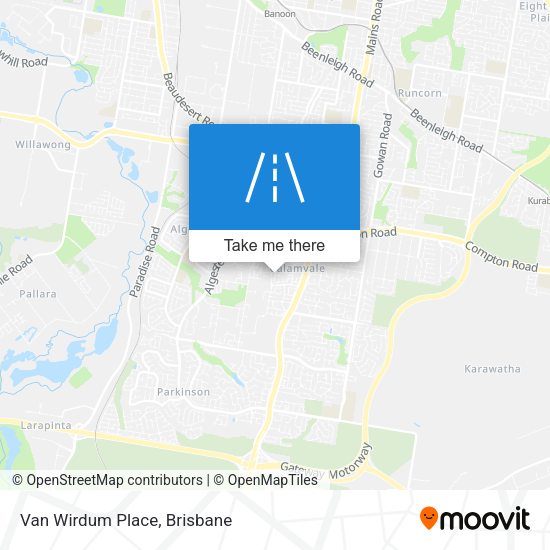 Van Wirdum Place map