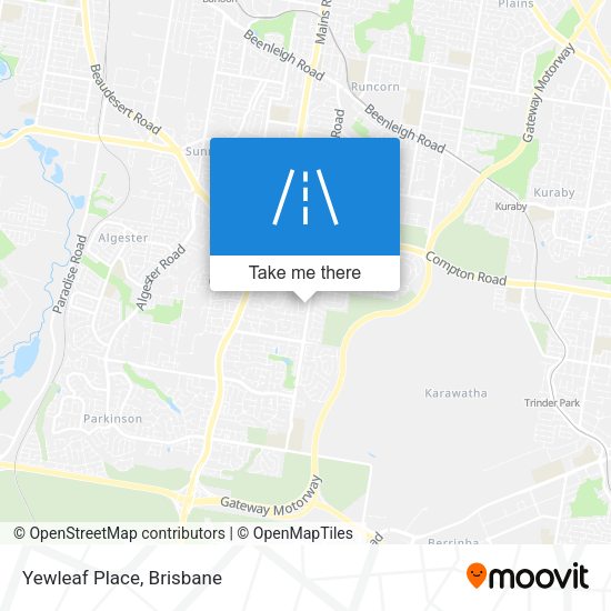 Yewleaf Place map