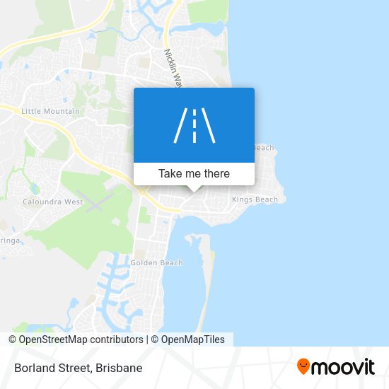 Borland Street map