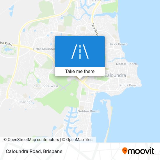Caloundra Road map