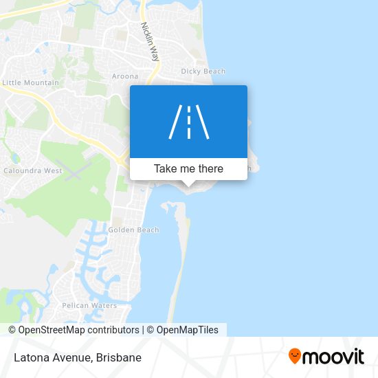 Latona Avenue map