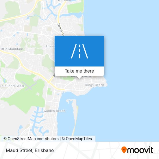 Maud Street map
