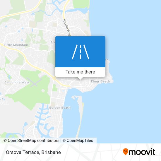 Orsova Terrace map