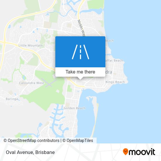 Oval Avenue map
