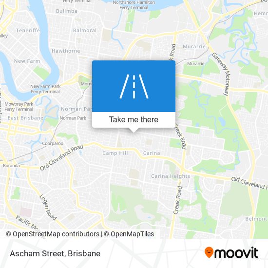 Ascham Street map