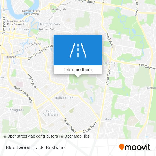 Bloodwood Track map