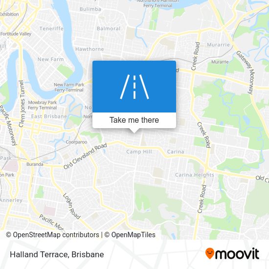 Halland Terrace map