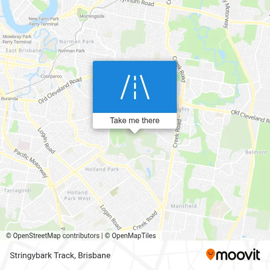Mapa Stringybark Track