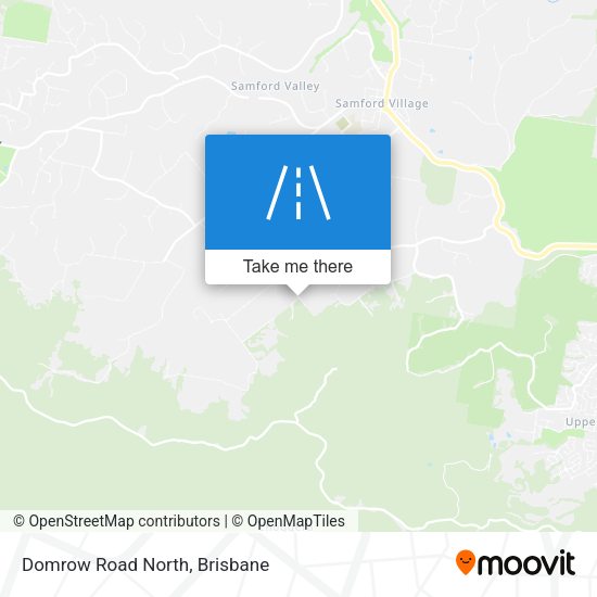 Domrow Road North map