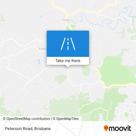 Peterson Road map