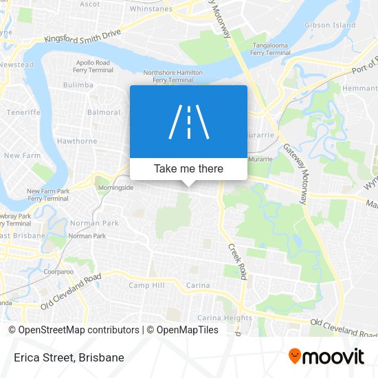 Erica Street map