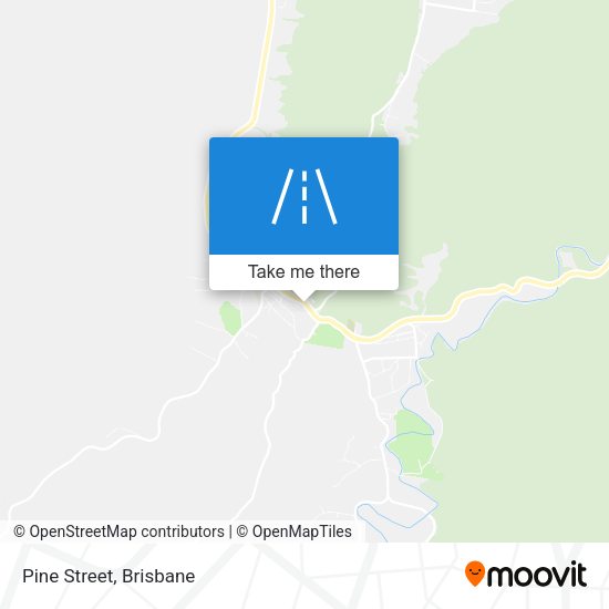 Pine Street map
